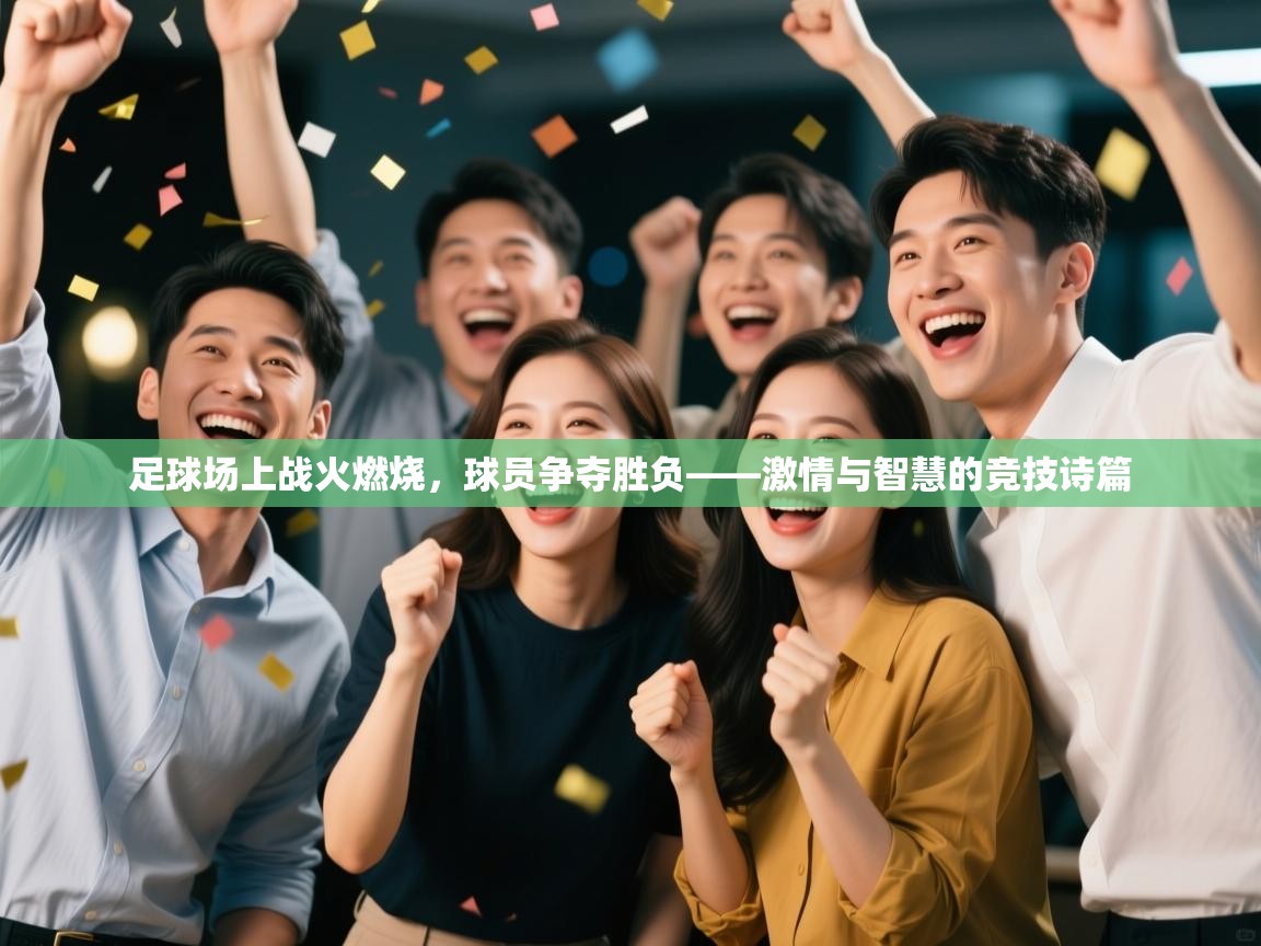 足球场上战火燃烧，球员争夺胜负——激情与智慧的竞技诗篇